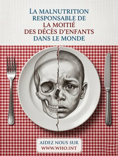 affiche pour récolte de don WHO