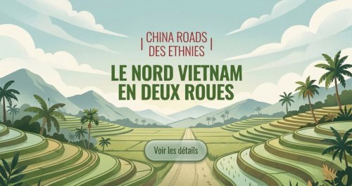 Banner web pour une agence de voyage au Vietnam