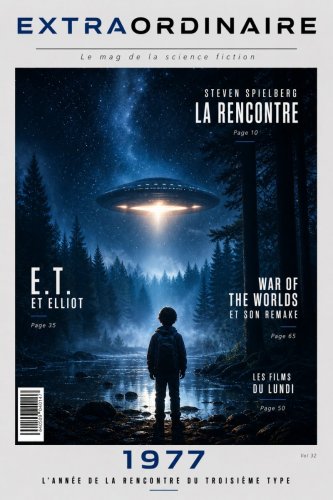 1er de couverture d'un magazine de films de Science fiction