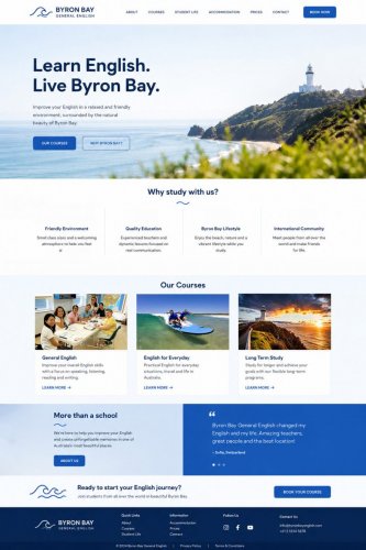 Site web - Ecole d'anglais en Australie - Homepage - Homepage